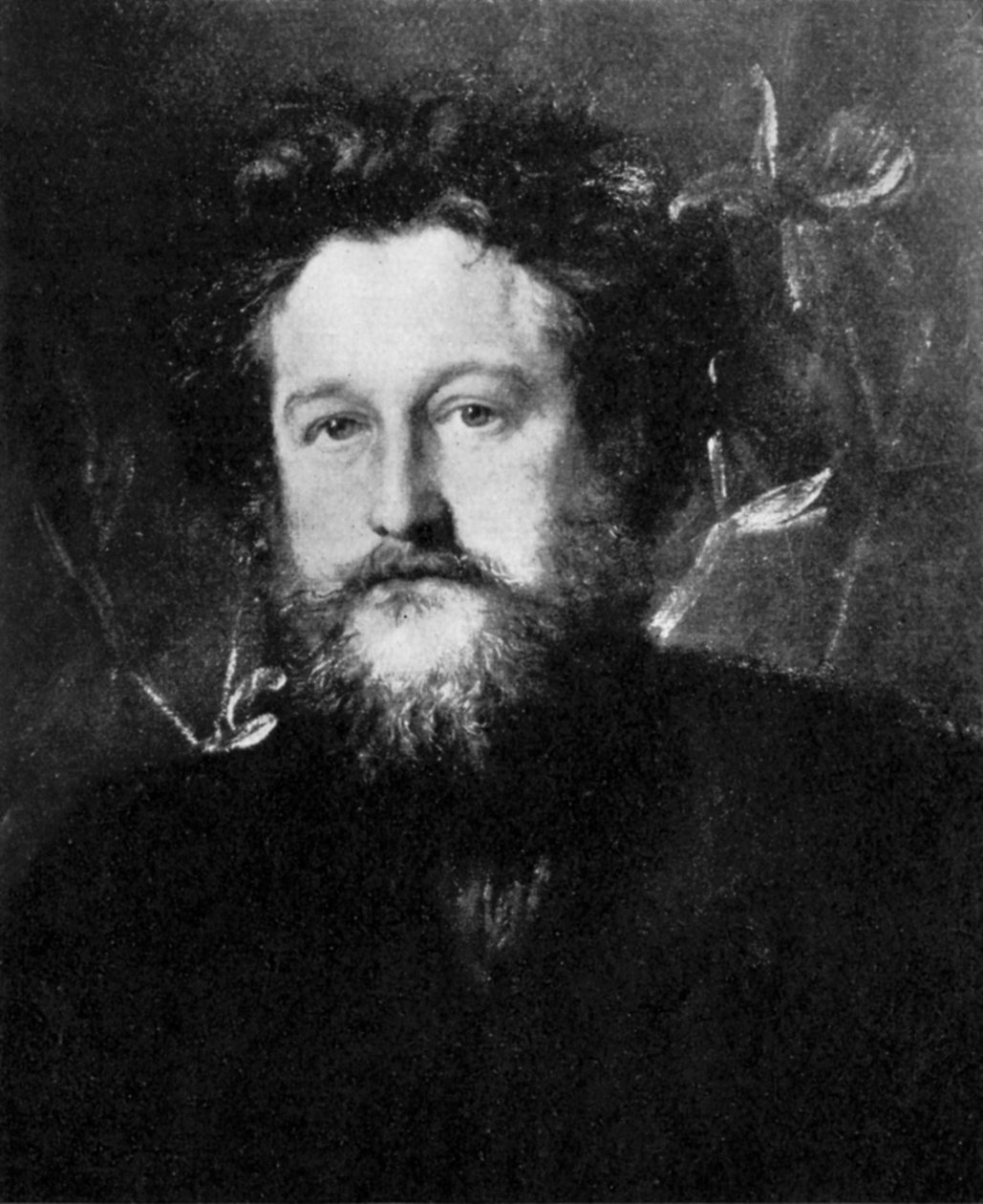 William Morris , engelsk kunstner, forfatter, sosialist og aktivist, sent på 1800-tallet, c1920 av Unbekannt
