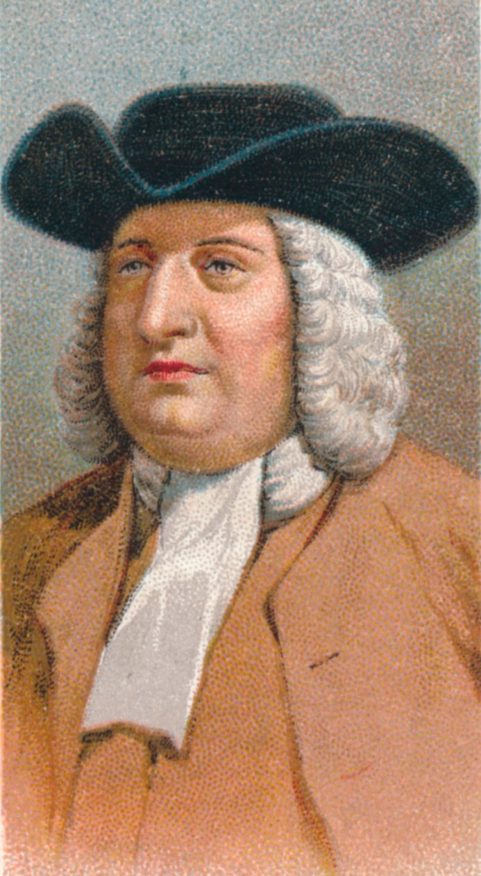 William Penn 1644-1718, engelsk medlem av Society of Friends, populært kjent som Quakers, 1924 av Unbekannt