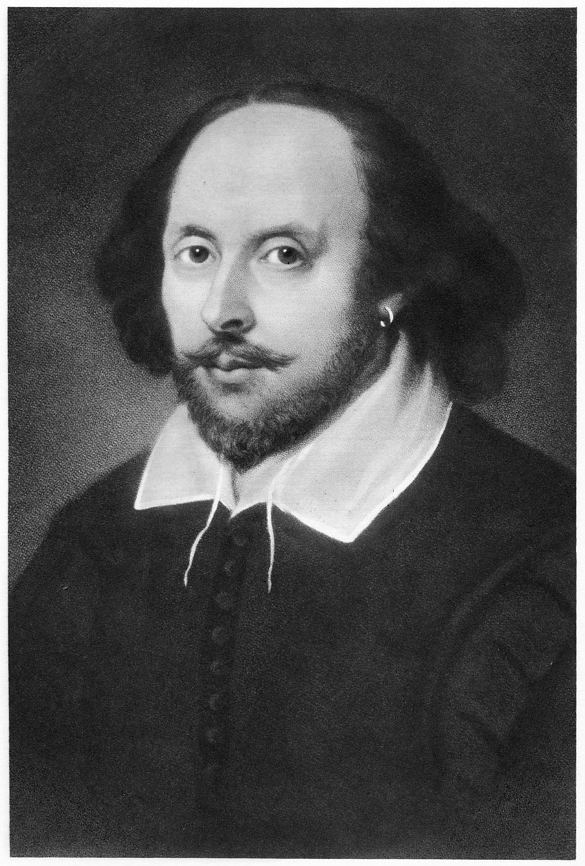 William Shakespeare, engelsk dramatiker, 1800-tallet av Unbekannt
