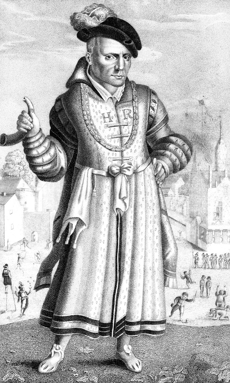 William Sommers, hoffnarr av Henry VIII, 1825 av Unbekannt
