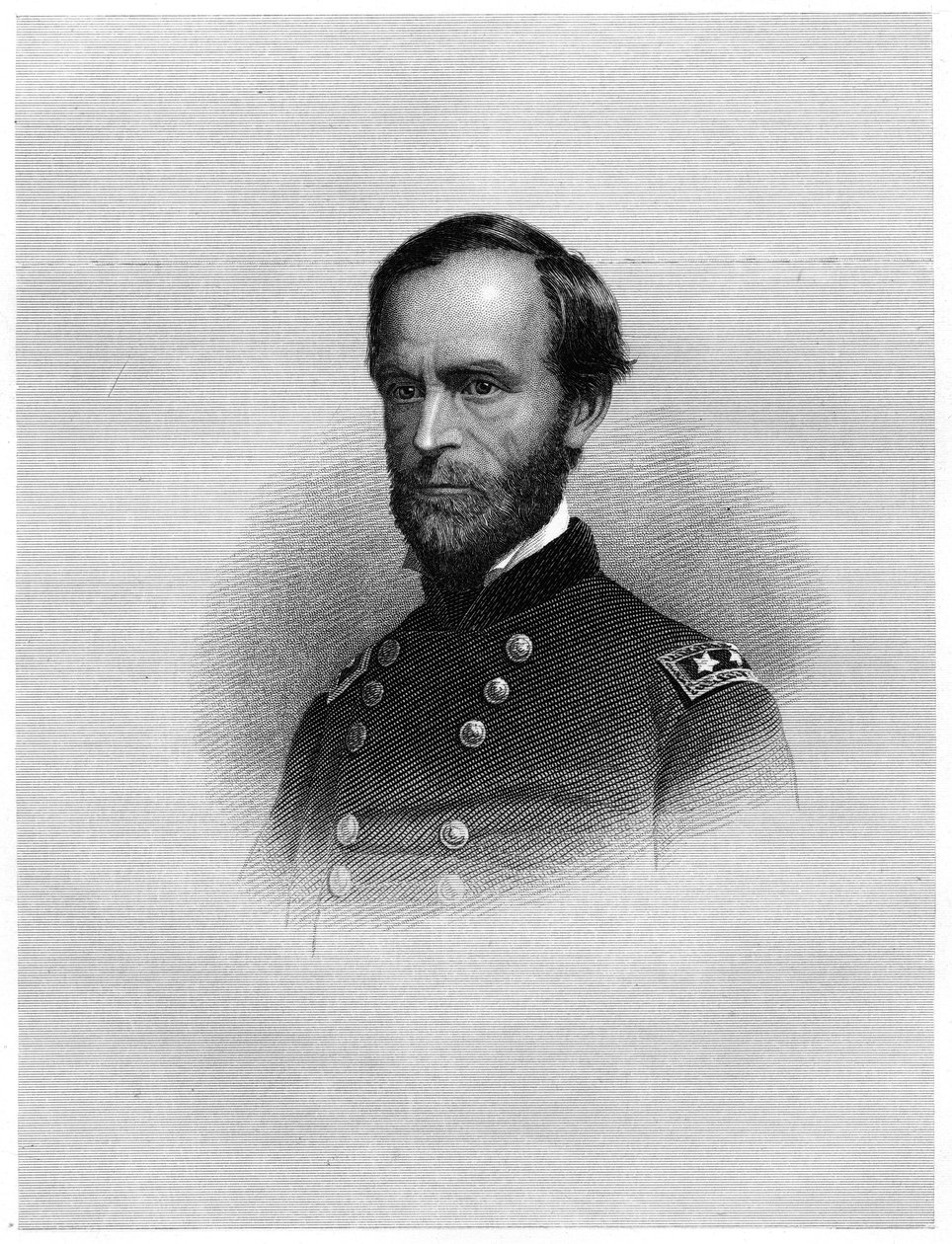 William Tecumseh Sherman , amerikansk soldat, forretningsmann, pedagog og forfatter, 1872 av Unbekannt