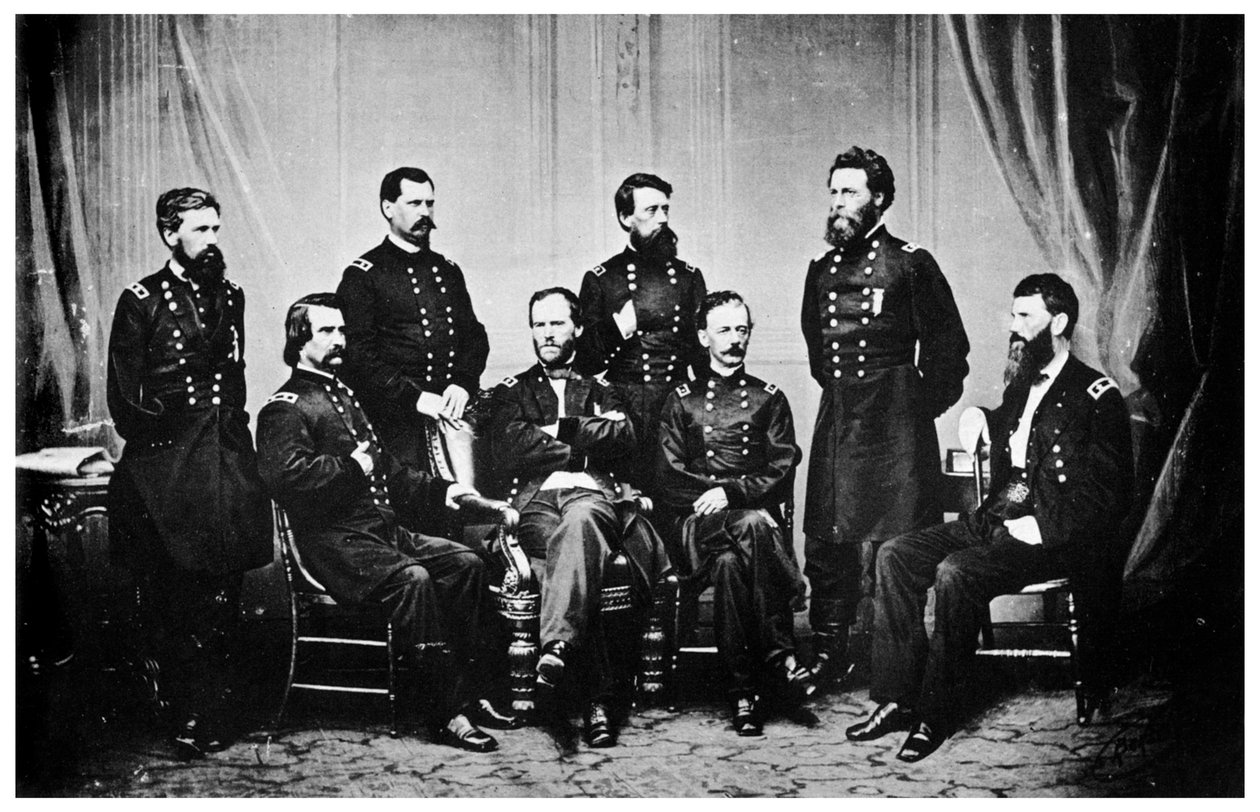 William Tecumseh Sherman og hans generaler, amerikansk borgerkrig, 1865 1955 av Unbekannt