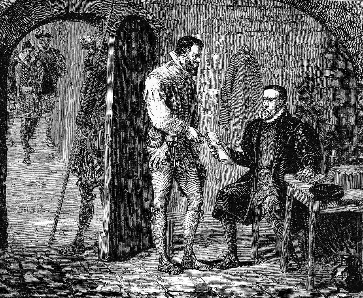 William Tyndale, engelsk oversetter, 1536 sent på 1800-tallet av Unbekannt