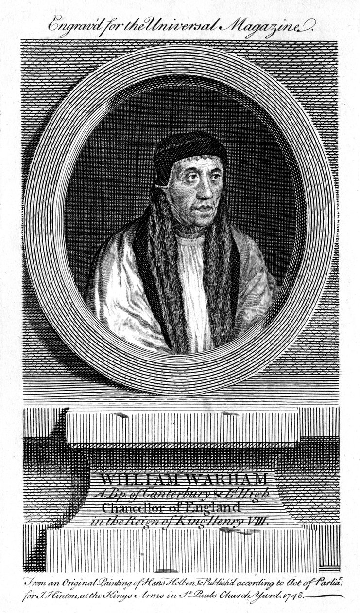 William Warham, erkebiskop av Canterbury, 1748 av Unbekannt