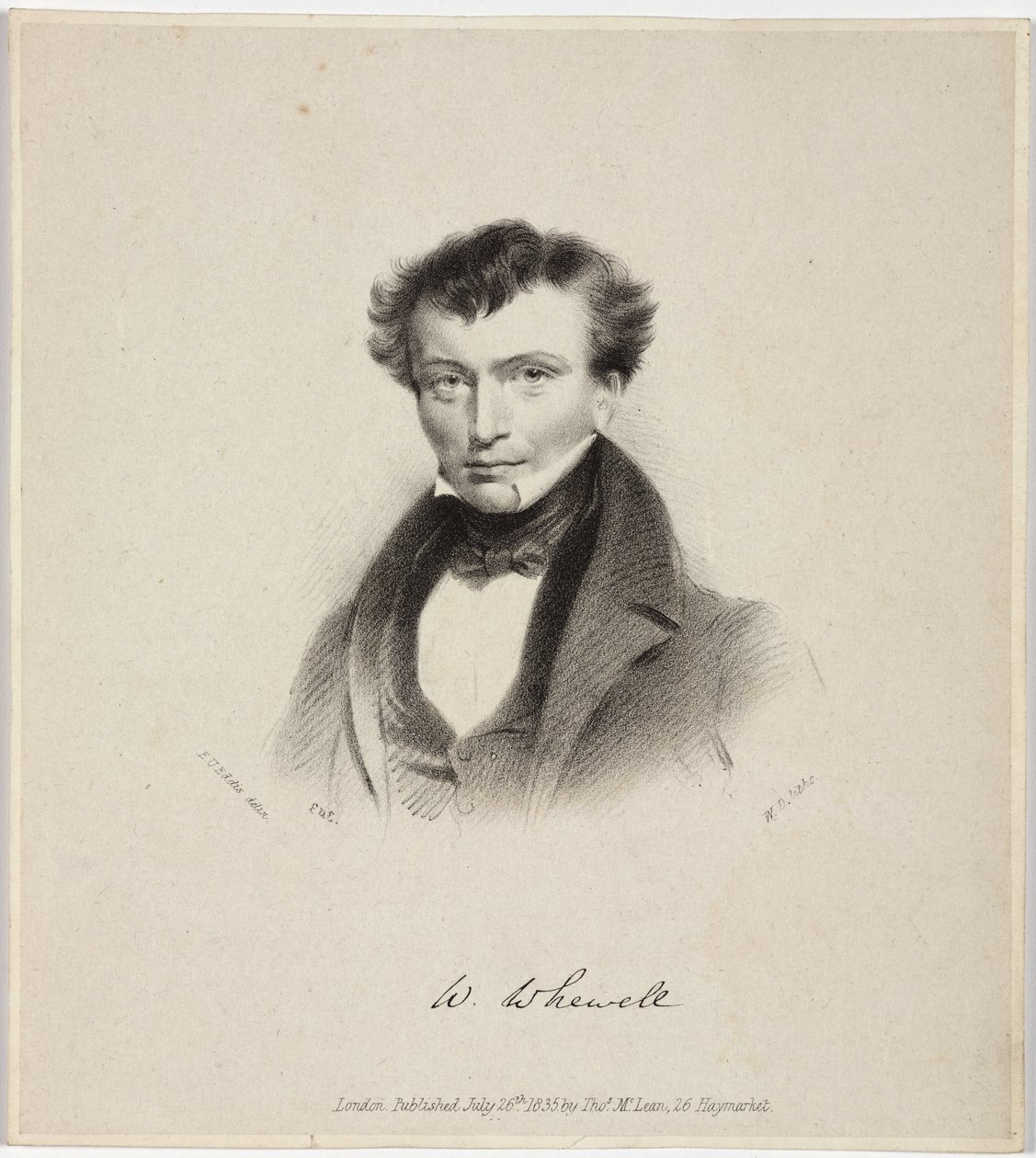 William Whewell, engelsk polymat, ca 1820-tallet av Unbekannt