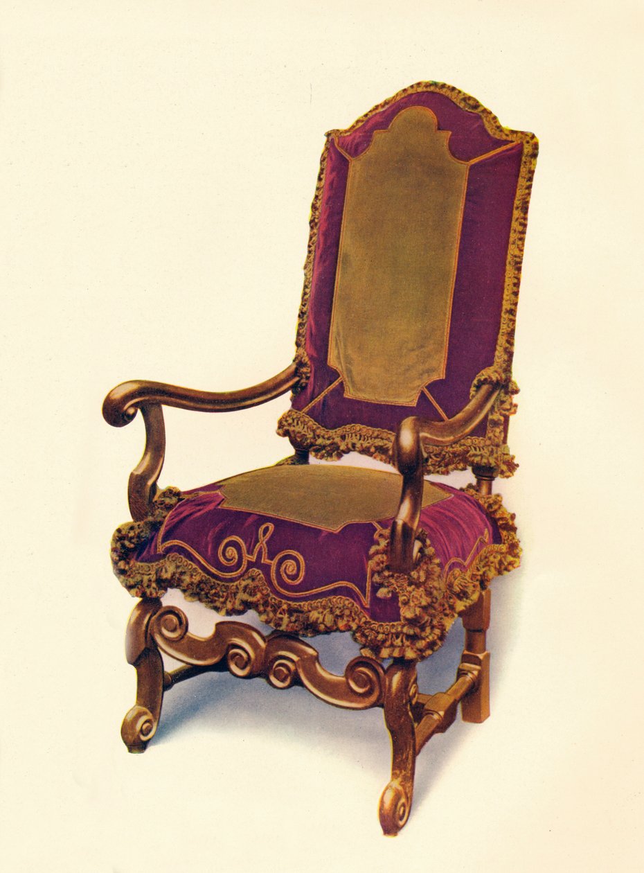 William og Mary Lenestol, 1600-tallet, 1910 av Unbekannt
