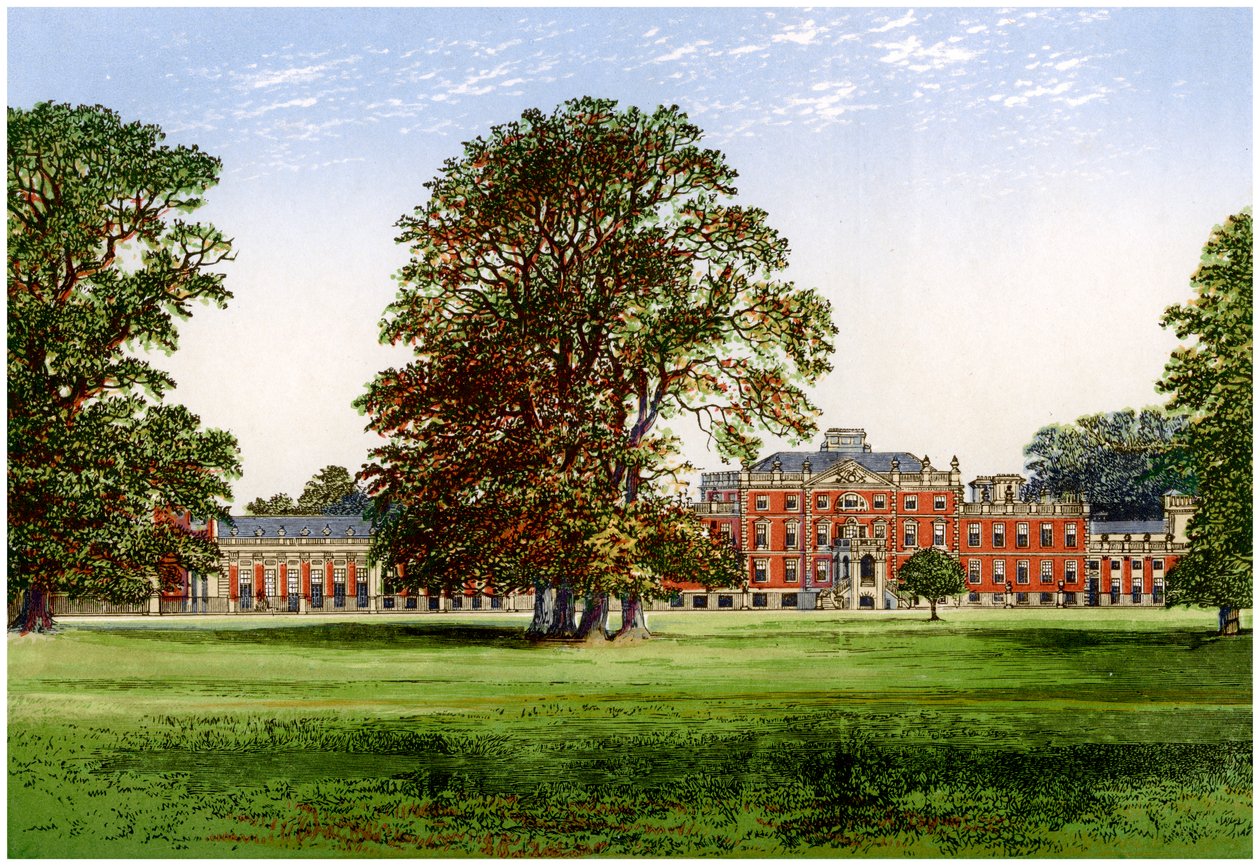 Wimpole Hall, Cambridgeshire, hjemmet til jarlen av Hardwicke, c1880 av Unbekannt
