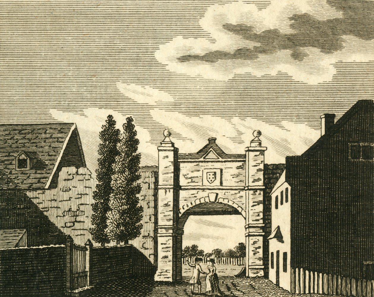 Wincheap Gate, ved Canterbury, c1786. av Unbekannt