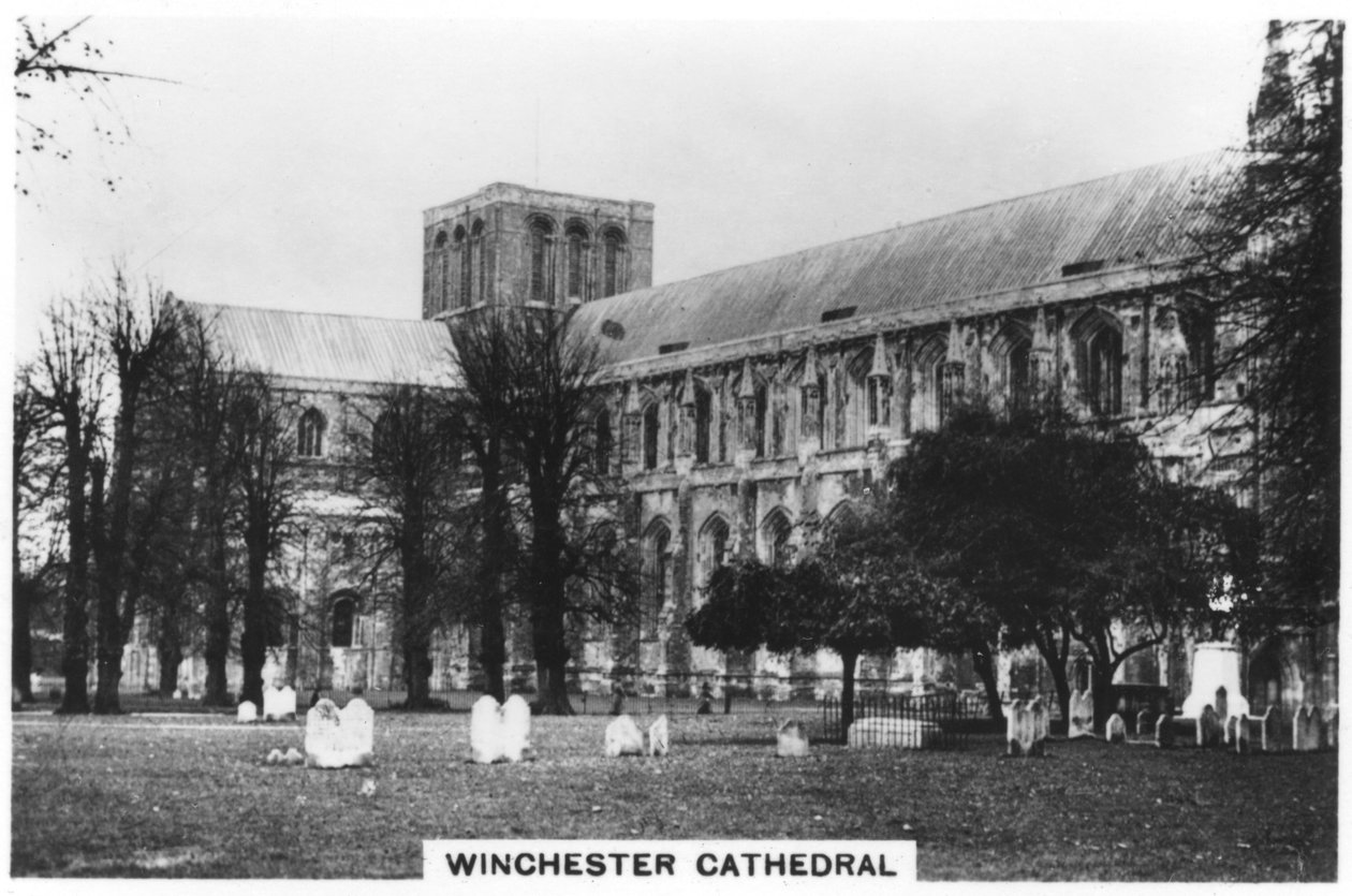 Winchester Cathedral, Hampshire, 1937 av Unbekannt