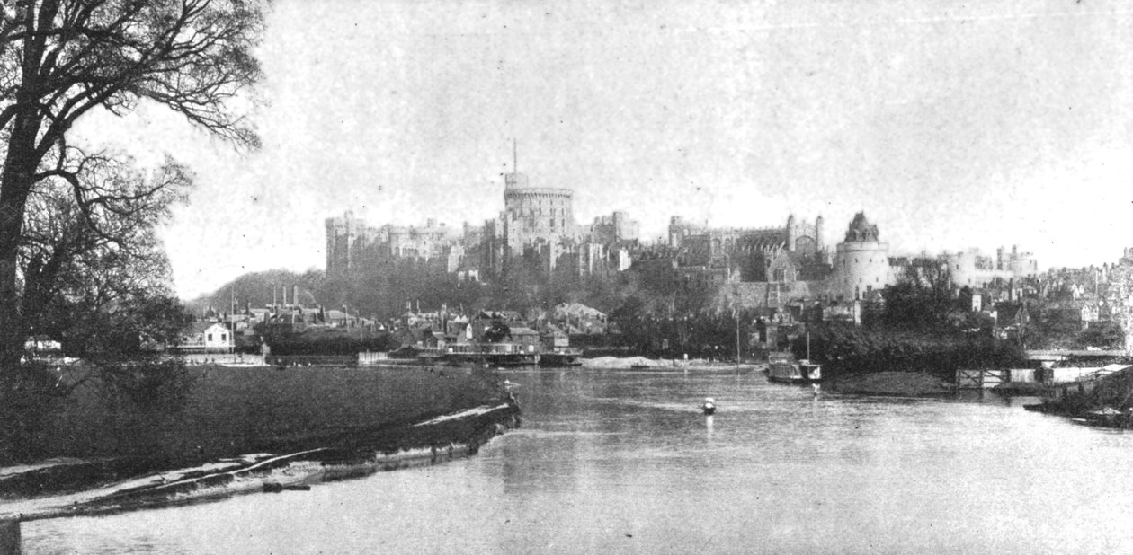 Windsor Castle på Victorias tid, 1901. av Unbekannt