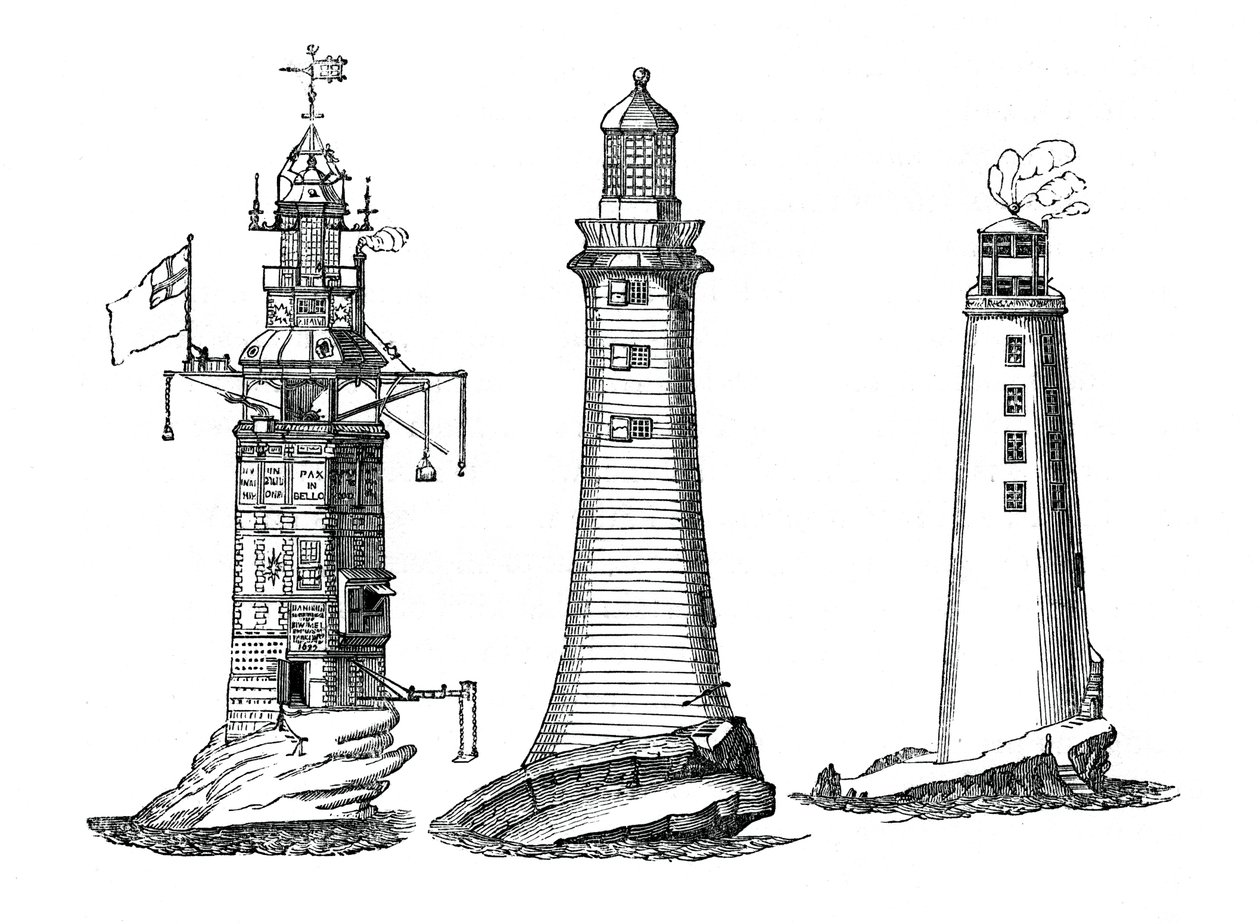 Fyrene Winstanley, Smeaton og Rudyerd, 1833 av Unbekannt
