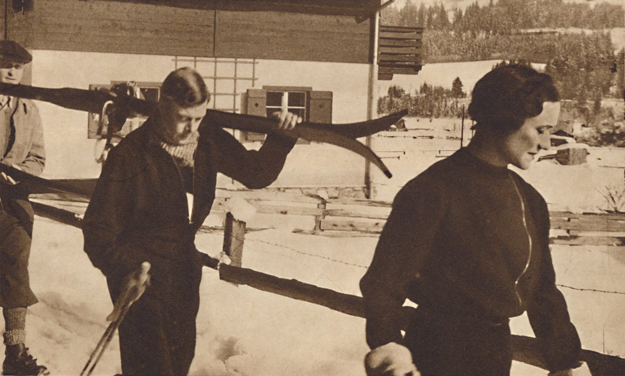Vintersport, Østerrike, 1935, 1937 av Unbekannt