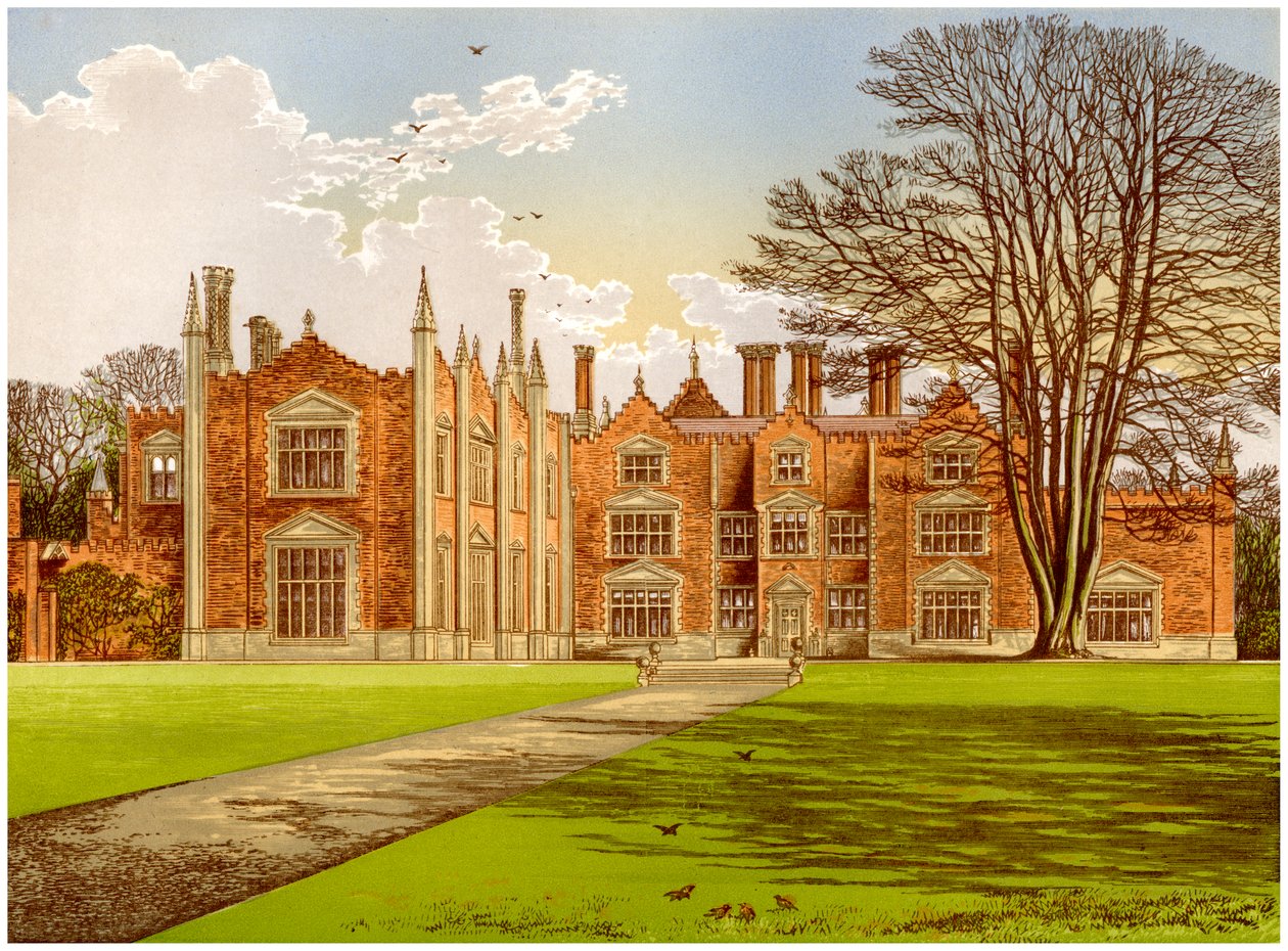 Witchingham Hall, Norfolk, hjemmet til Viscount Canterbury, c1880 av Unbekannt