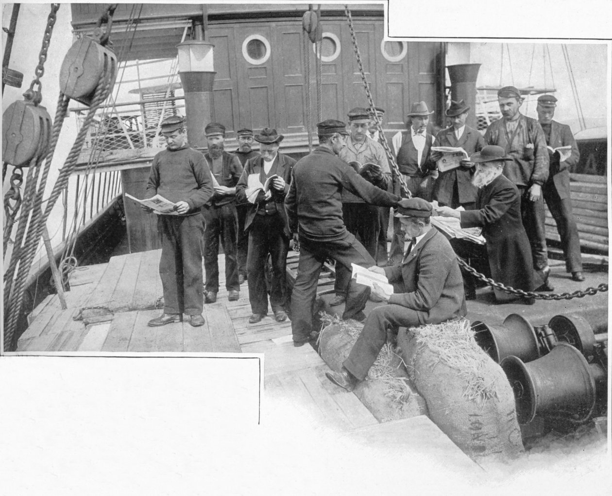 Med Jack flytende, St Andrews Waterside Mission, London, c1903 1903 av Unbekannt