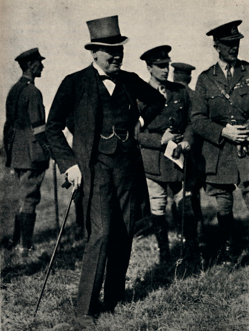 Med Sir Henry Wilson på Rhinen, 1919, 1945. av Unbekannt