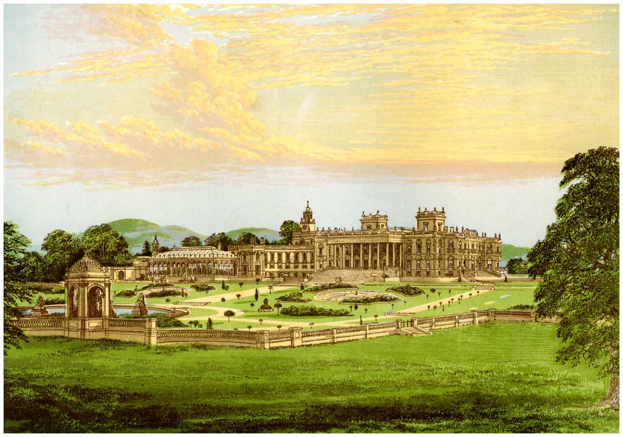 Witley Court, Worcestershire, hjemmet til jarlen av Dudley, c1880 av Unbekannt