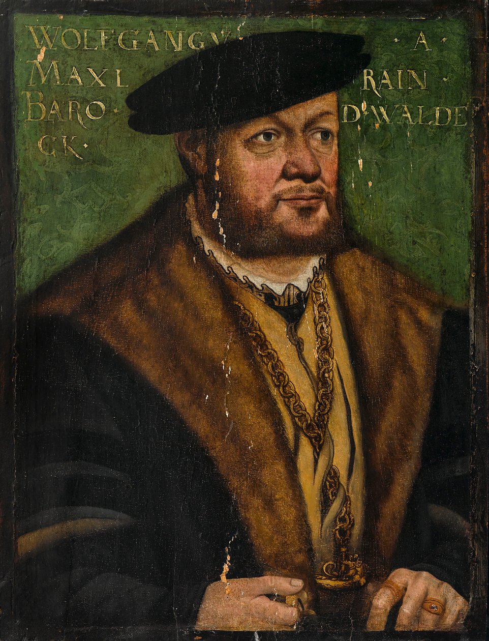 Wolf of Maxlrain c. 1500-1561, baron av Waldeck, ca 1530. av Unbekannt