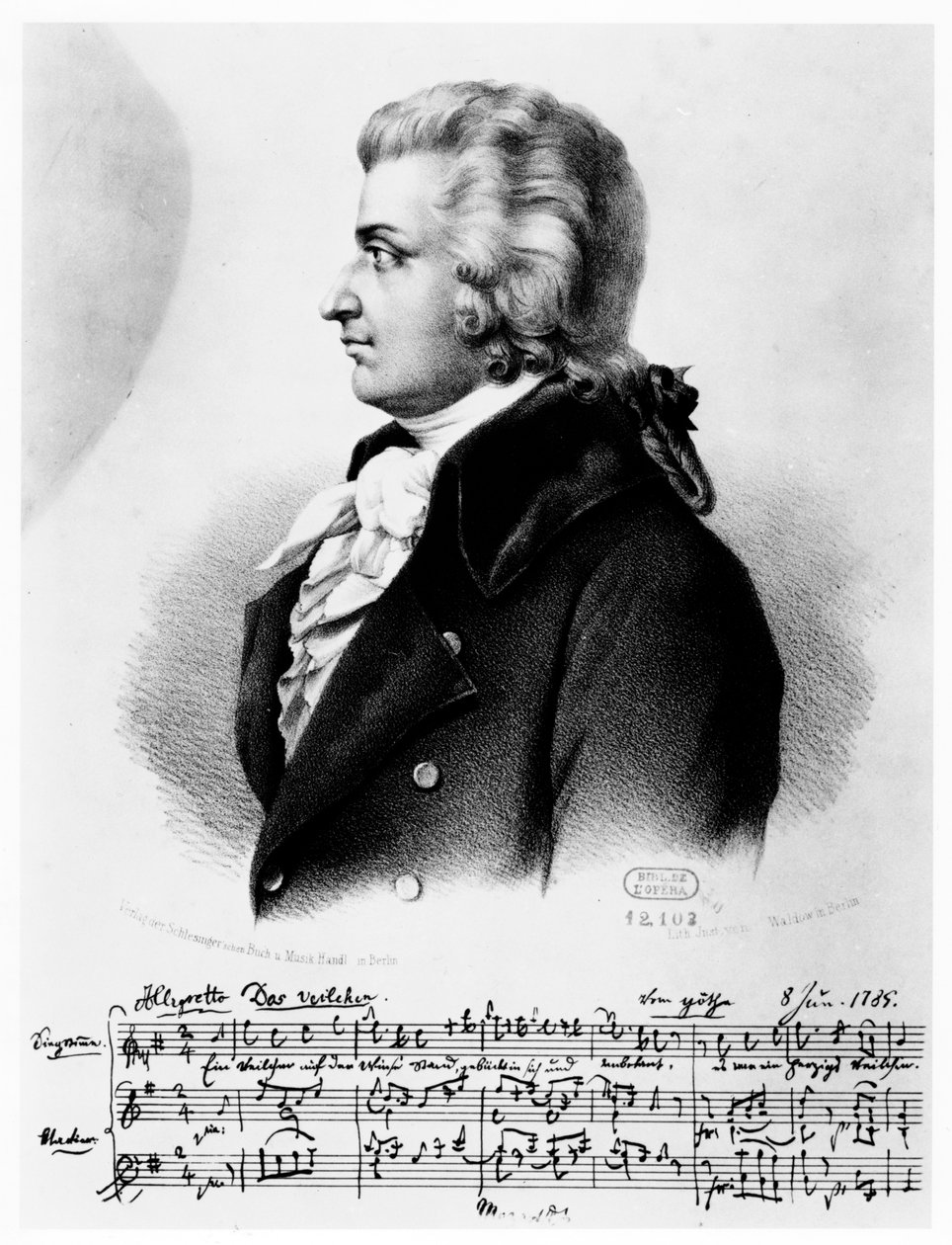 Wolfgang Amadeus Mozart 1756-1791, c1790 av Unbekannt