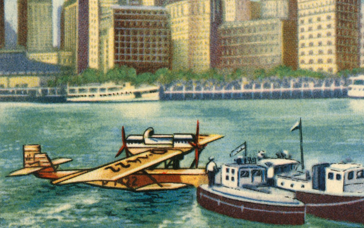 Wolfgang von Gronau ankommer New York, august 1930, 1932. av Unbekannt