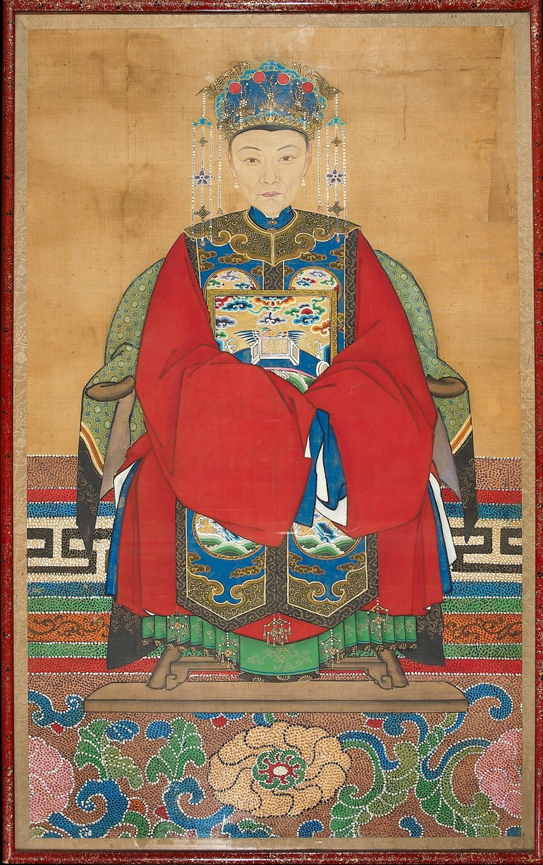 Kvinne kledd som kone til en tjenestemann, 1800-tallet, 1801 - 1900 av Unbekannt