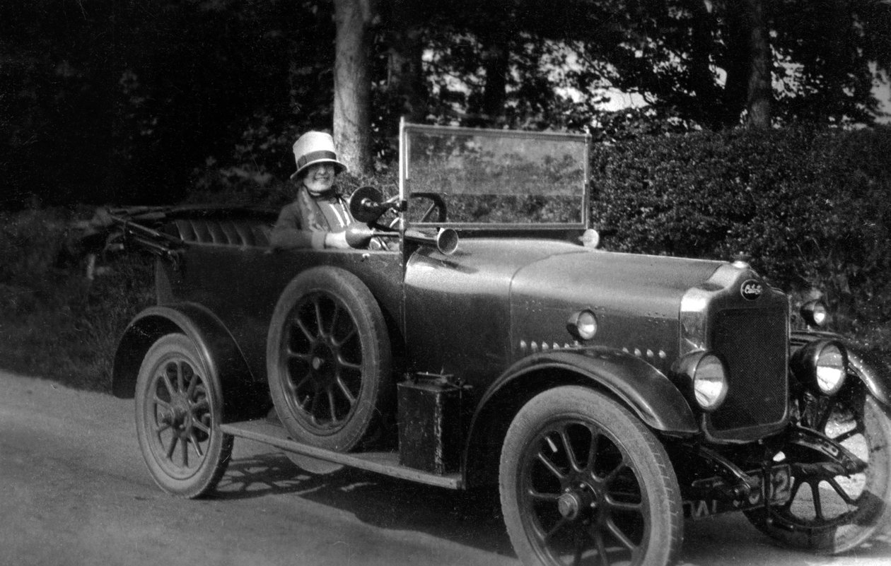 Kvinne som kjører bil, 1930 av Unbekannt