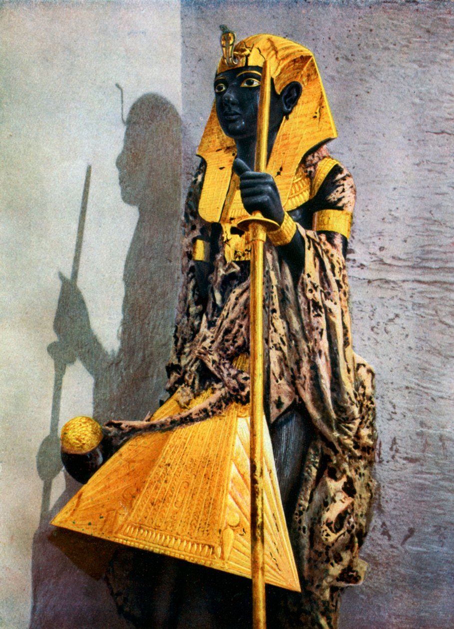 Trestatue av Tutankhamon, Egypt, 1933-1934 av Unbekannt