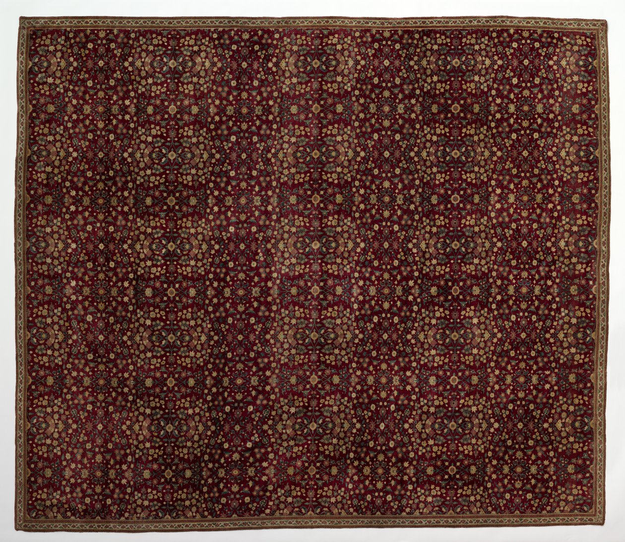 Ullteppe med millefleurs-dekor, tidlig 1600-t. av Unbekannt