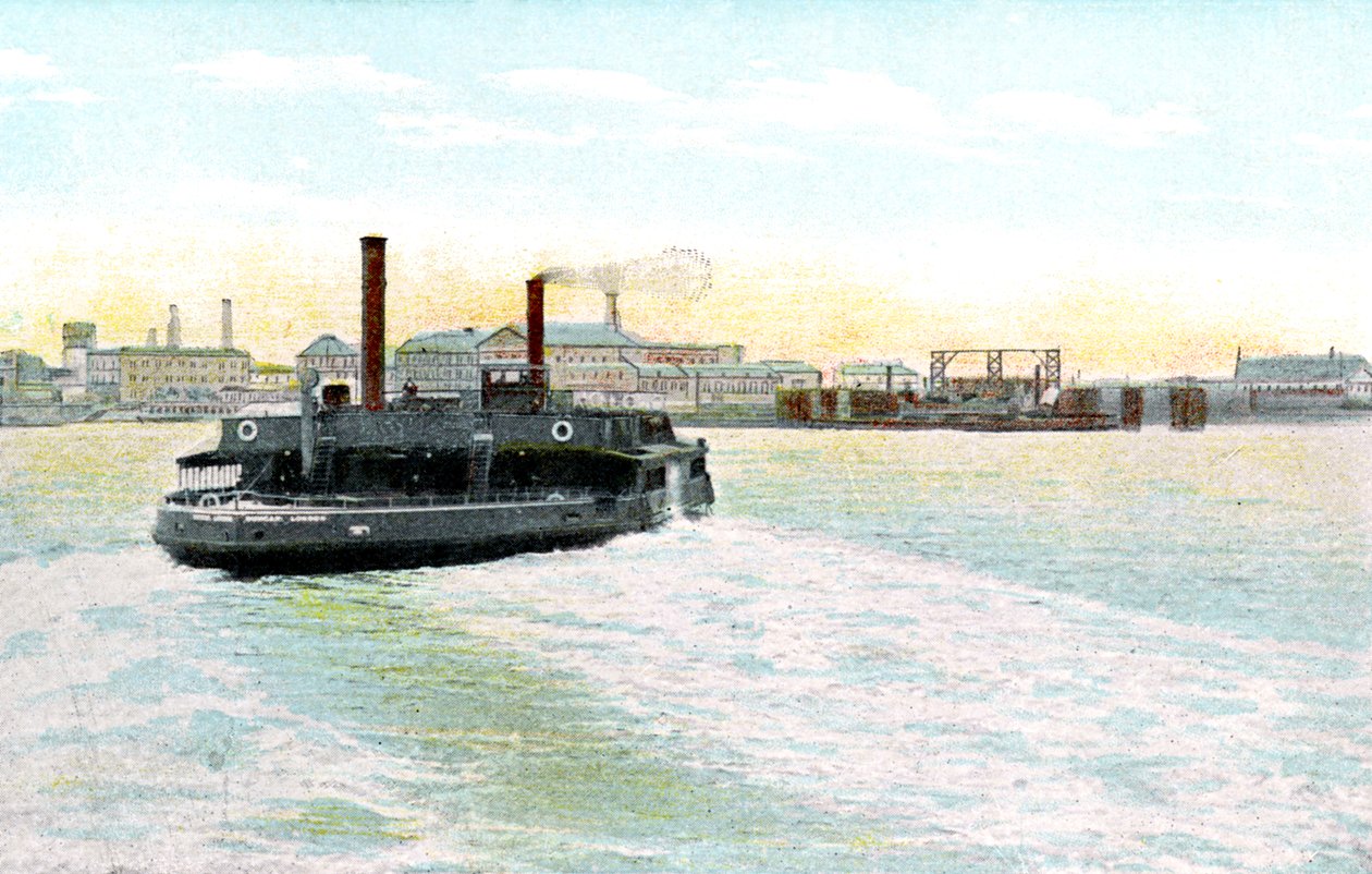 Woolwich Free Ferry, London, 1900-tallet av Unbekannt