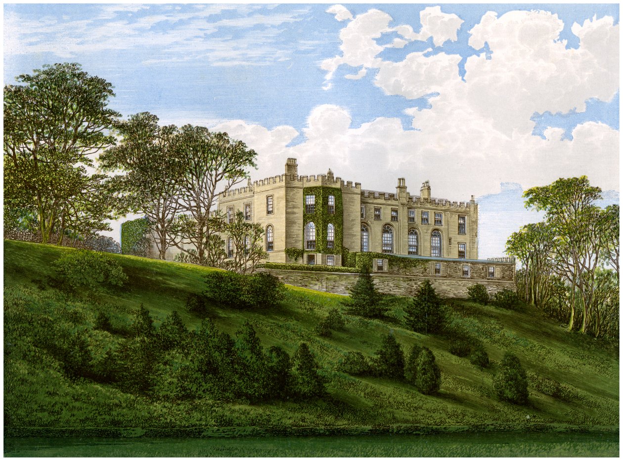 Workington Hall, Cumberland, hjemmet til Curwen-familien, c1880 av Unbekannt