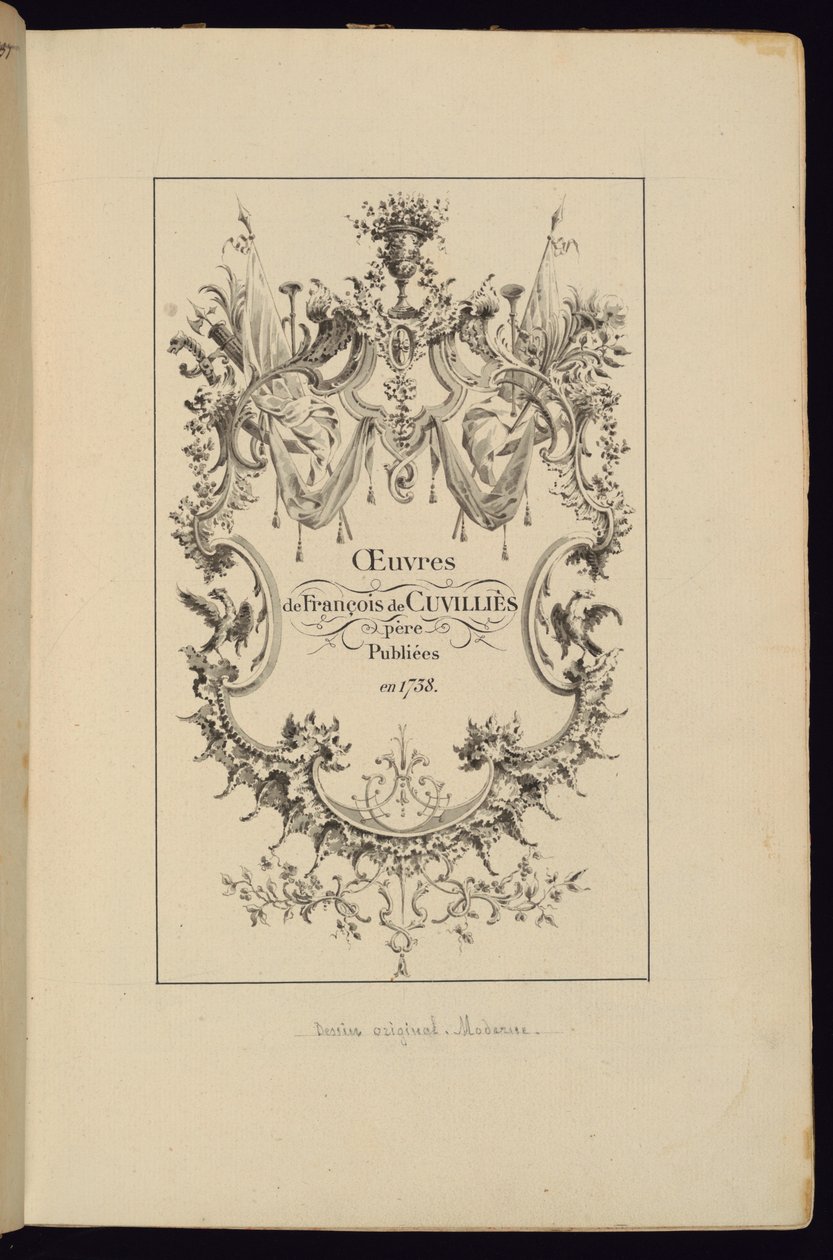 Verk av François de Cuvilliés den eldre av Unbekannt