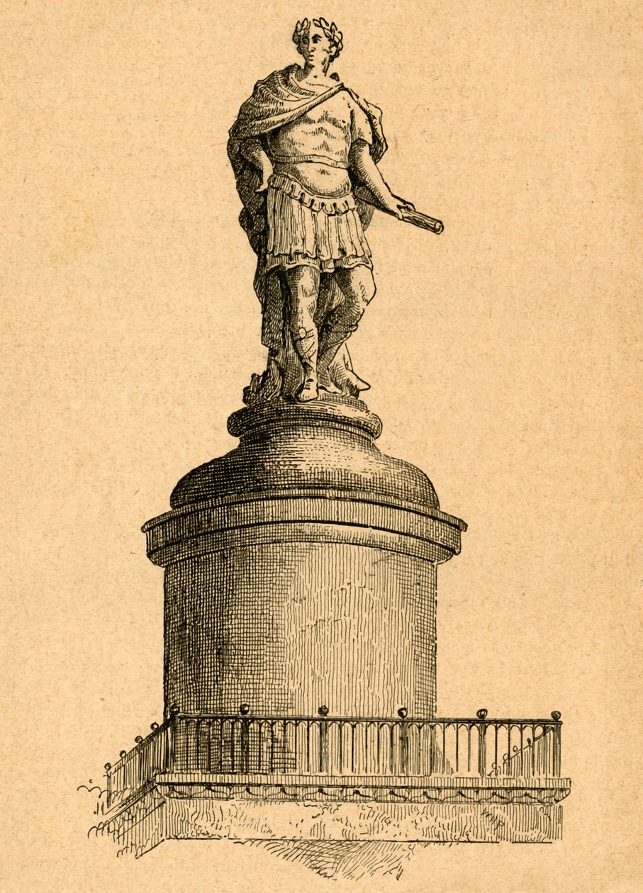 Wrens Original Design for Summit of the Monument, 1897. av Unbekannt