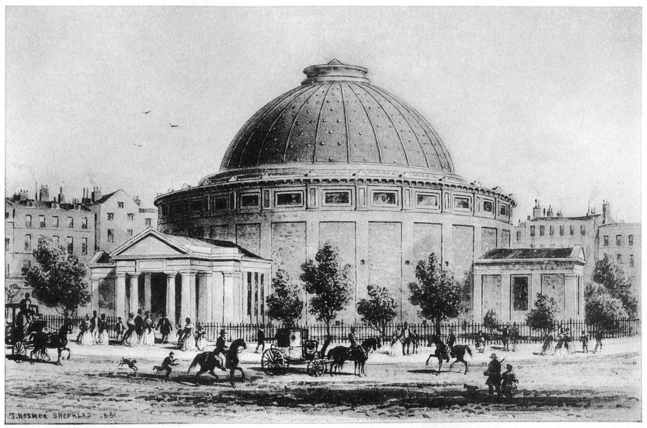 Wylds Globe, Leicester Square, London, 1851-1862 1907 av Unbekannt