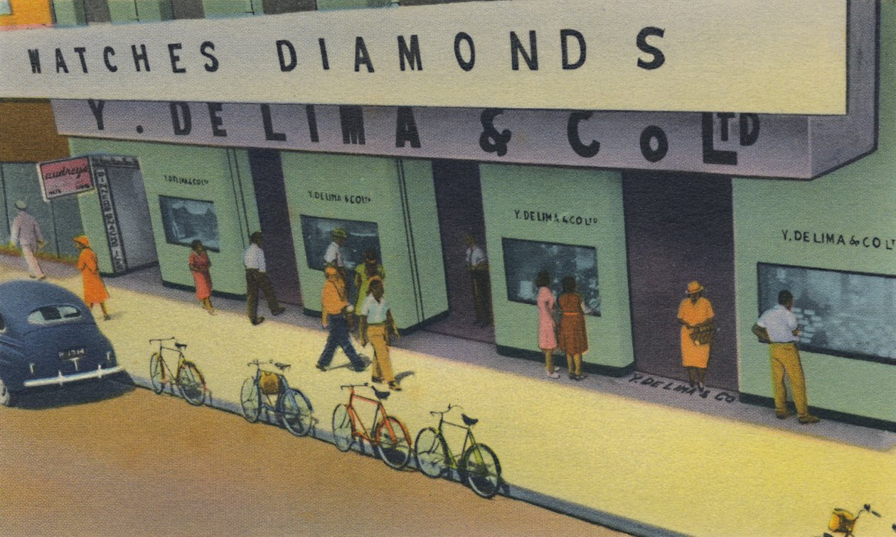 Y. De Lima & Co. Ltd., Trinidads Premier Traveler, Port of Spain, Trinidad, B.W.I., c1940-tallet. av Unbekannt