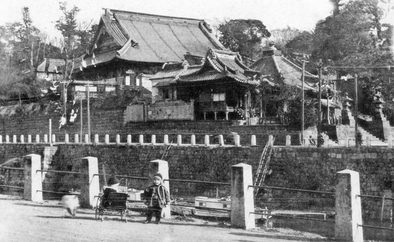 Yakushi Buddhist Temple, Motomachi, Yokohama, Japan, 20th century av Unbekannt