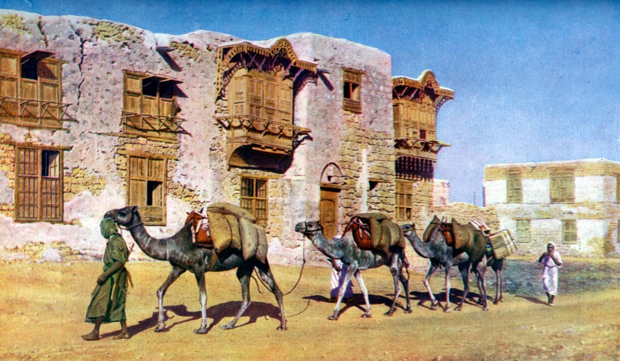 Y Anbu, Medina, Arabia, fra 1924 av Unbekannt