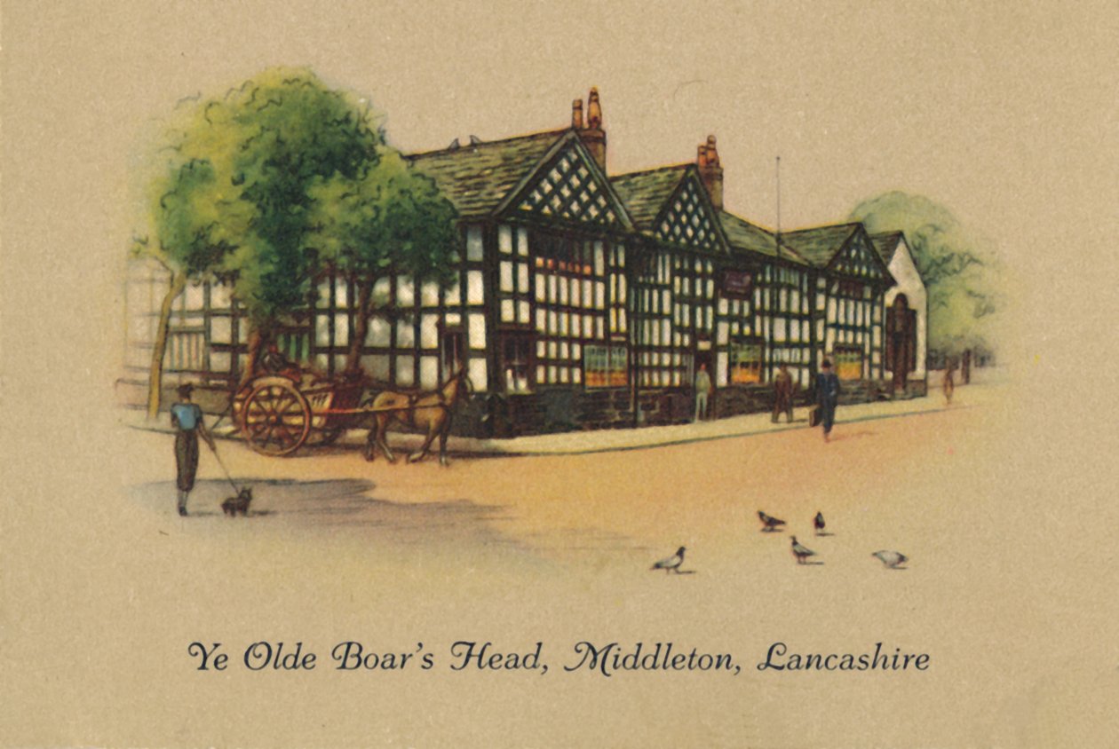 Ye Olde Boars Head, Middleton, Lancashire, 1939 av Unbekannt