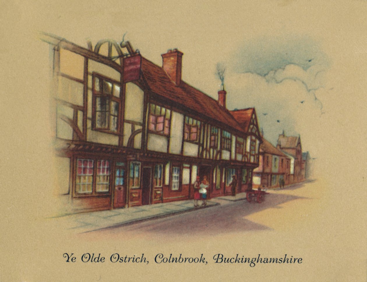 Ye Olde Ostrich Colnbrook, Buckinghamshire, 1939 av Unbekannt