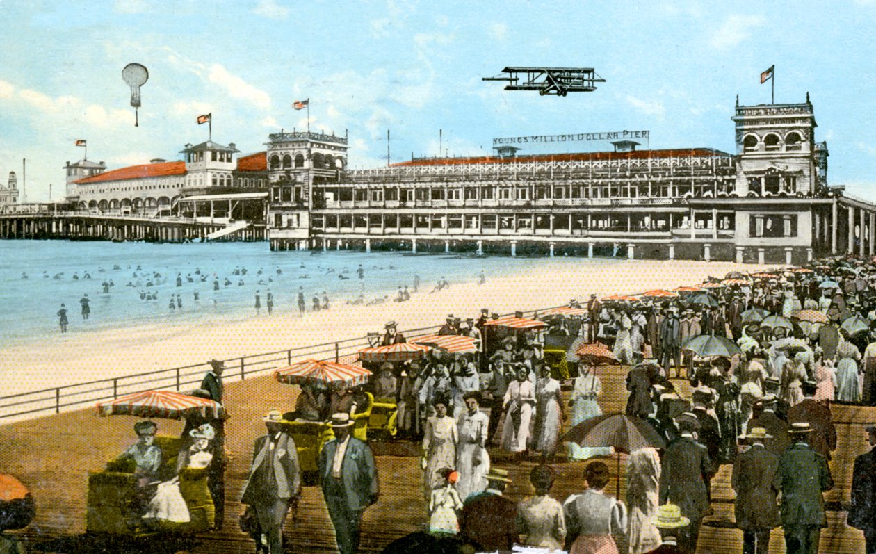 Youngs New Million Dollar Pier, Atlantic City, New Jersey, USA, 1913 av Unbekannt