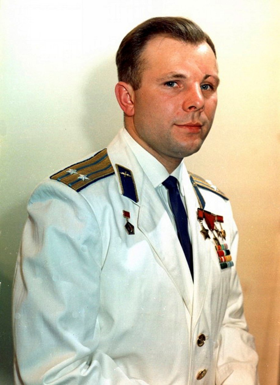 Yuri Gagarin, russisk kosmonaut, 1960-tallet av Unbekannt