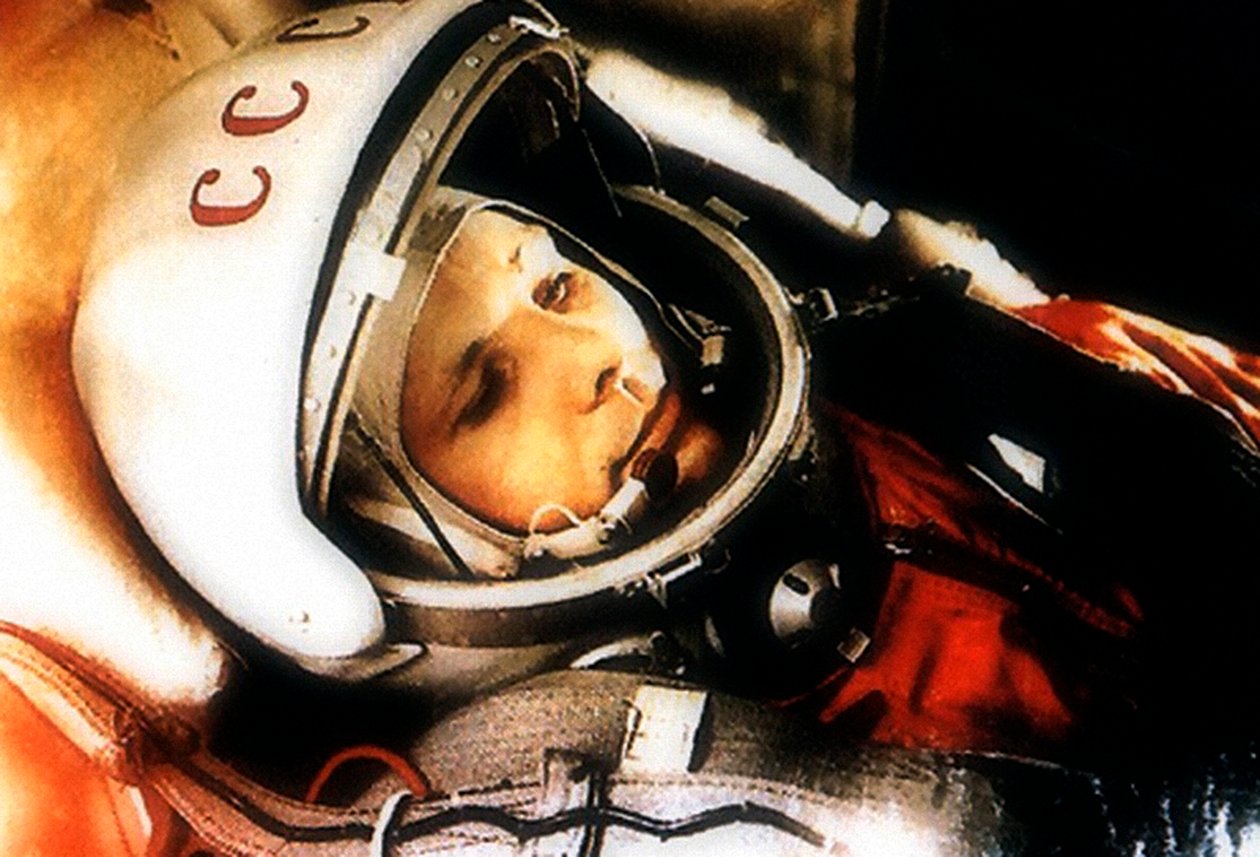 Yuri Gagarin, russisk kosmonaut, 1961 av Unbekannt