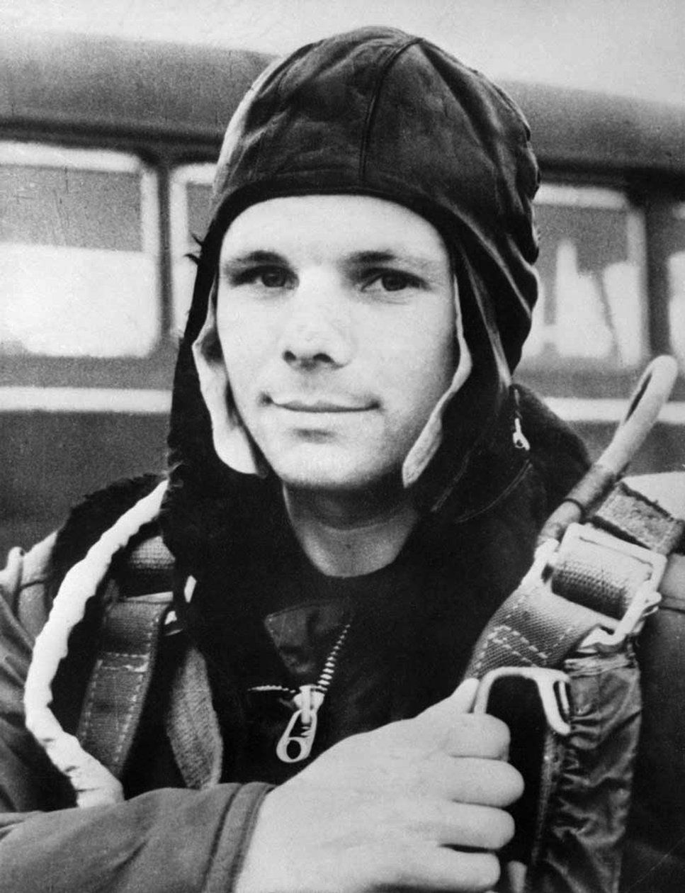 Yuri Gagarin, russisk kosmonaut, 1961 av Unbekannt