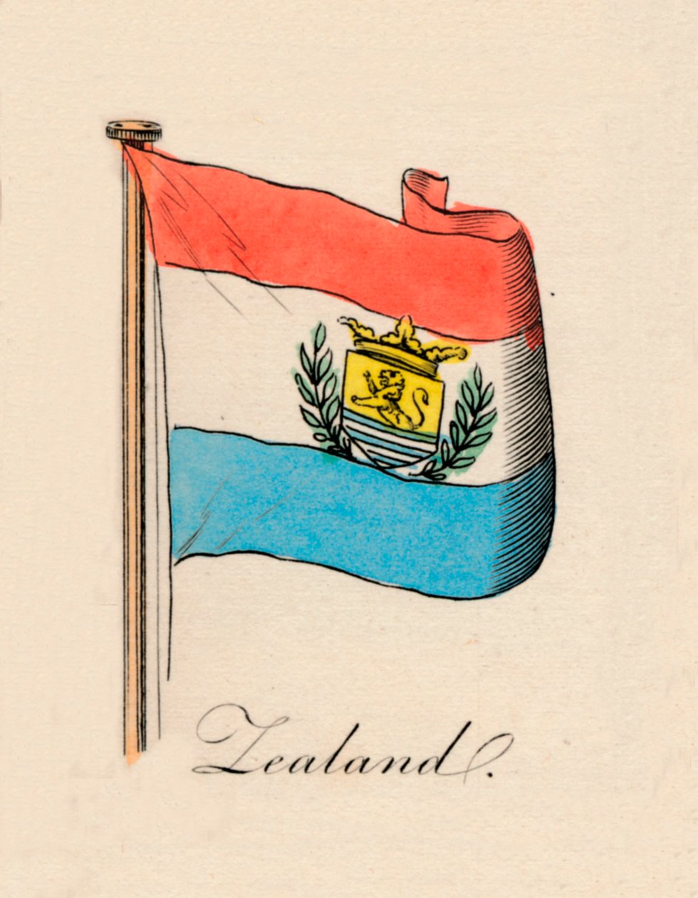 Sjælland, 1838 av Unbekannt
