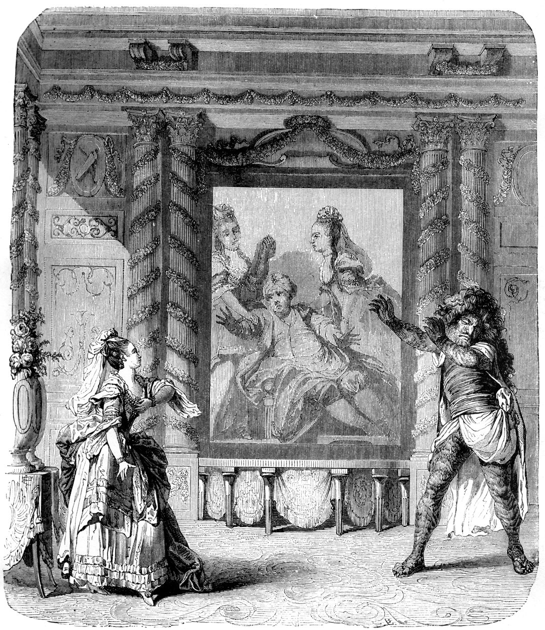 Zemire og Azor, komisk opera, 1771 1882-1884 av Unbekannt