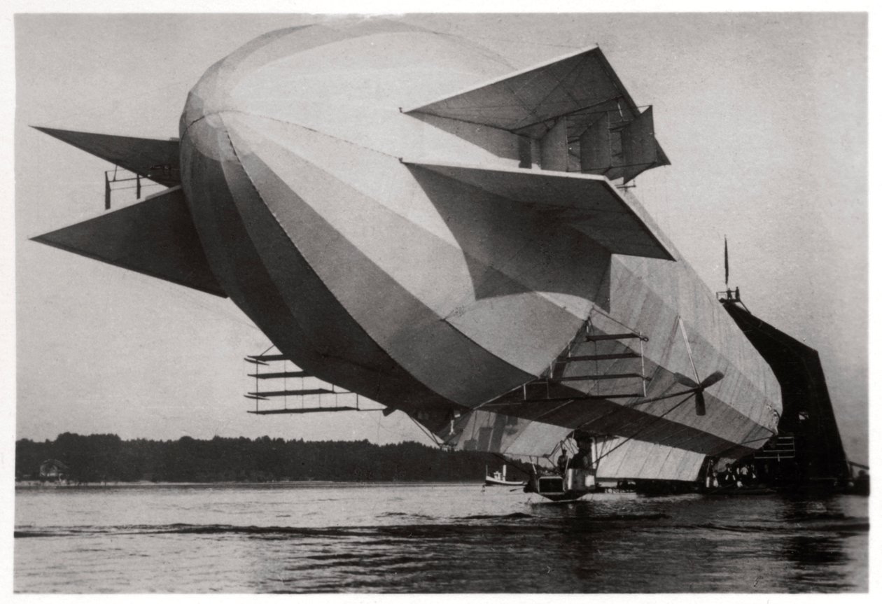 Zeppelin LZ3, kjøpt av den tyske hæren og ble operert som Z1, 1906 1933 av Unbekannt