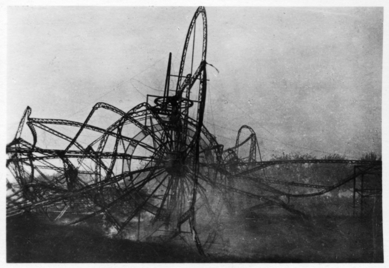 Zeppelin LZ4 etter Echterdingen-katastrofen, Tyskland, 1908 1933 av Unbekannt