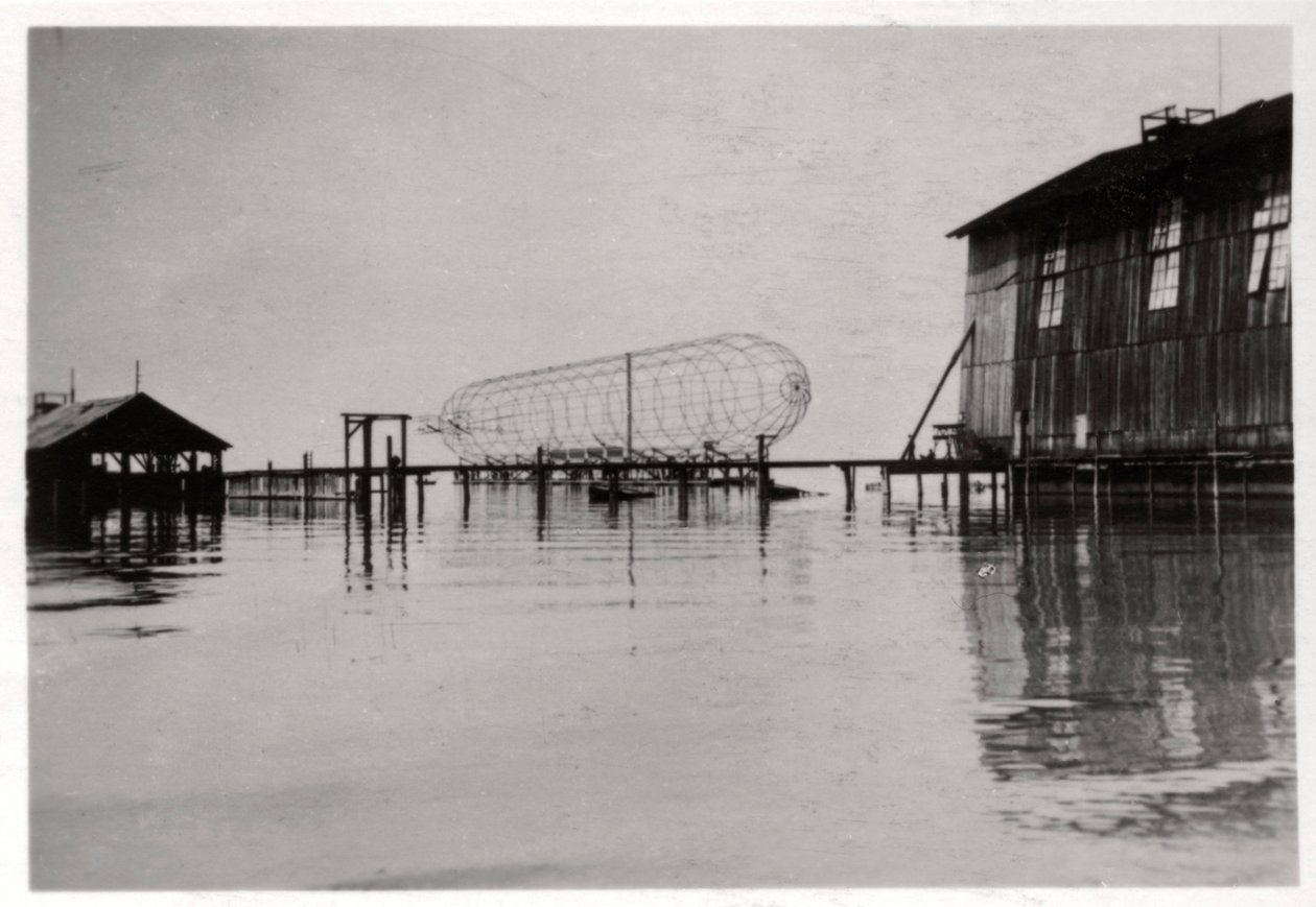 Zeppelin LZ 6 under bygging, Tyskland, 1909 1933 av Unbekannt