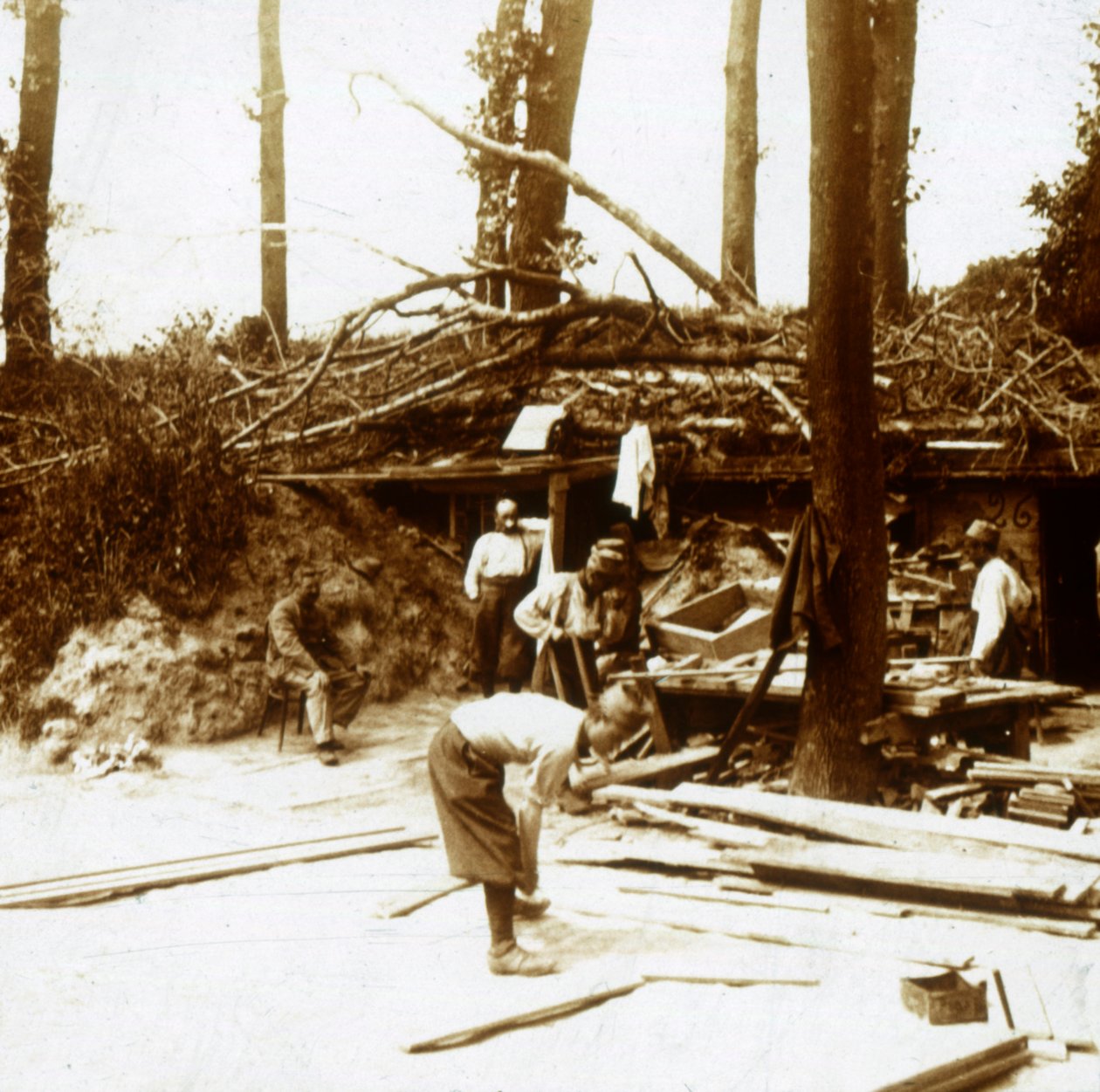 Zouaves, Nieuwpoort, Flandern, Belgia, c1914-c1918. av Unbekannt
