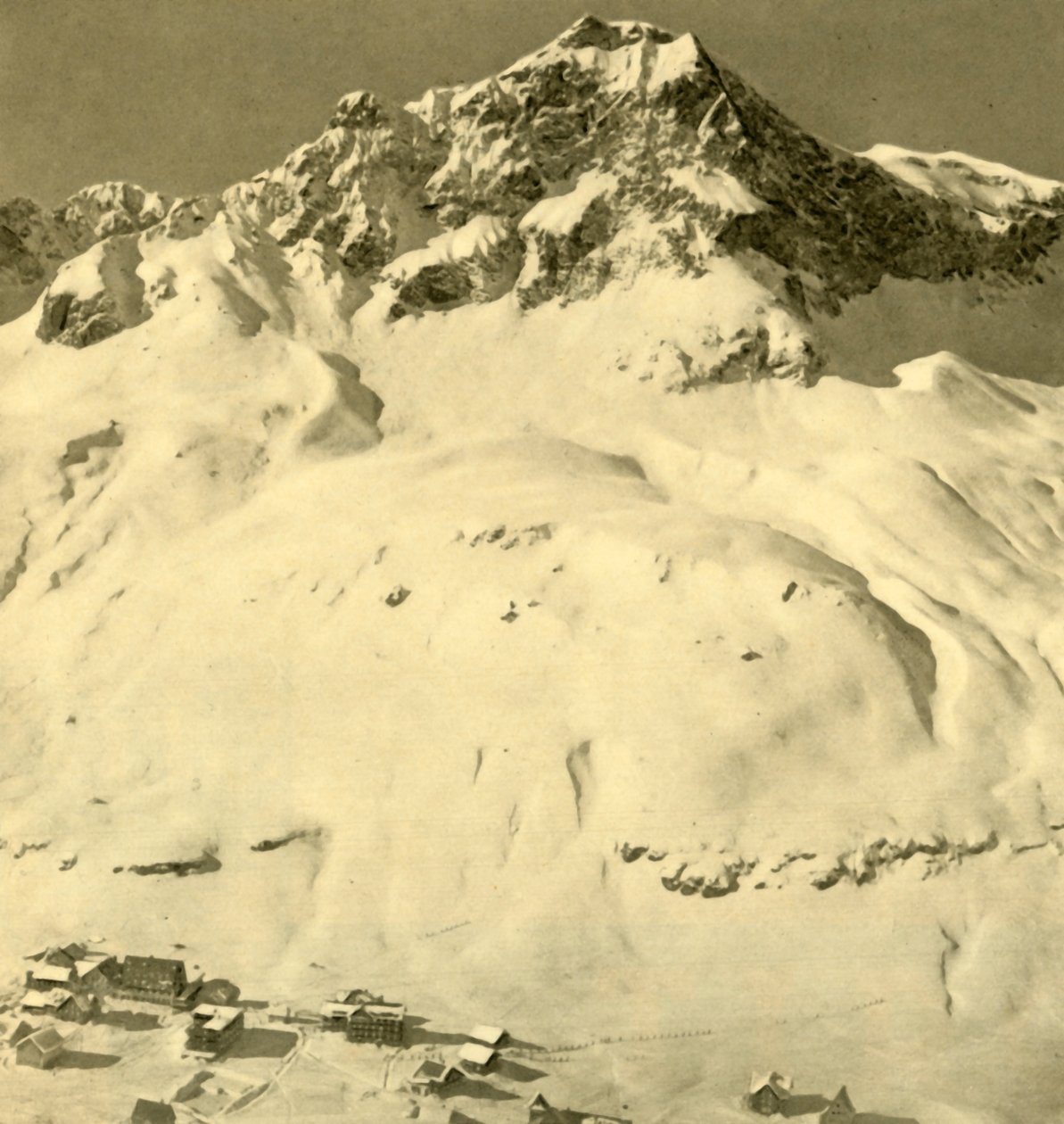 Zürs og Hasenfluh-toppen, Vorarlberg, Østerrike, c1935. av Unbekannt