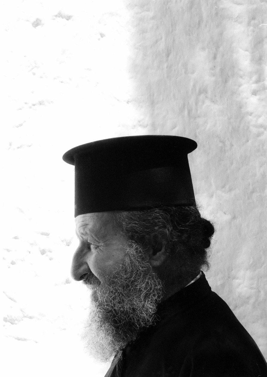 prest for den ortodokse kirke på Kreta (pave) Kreta 1985 av Unbekannt