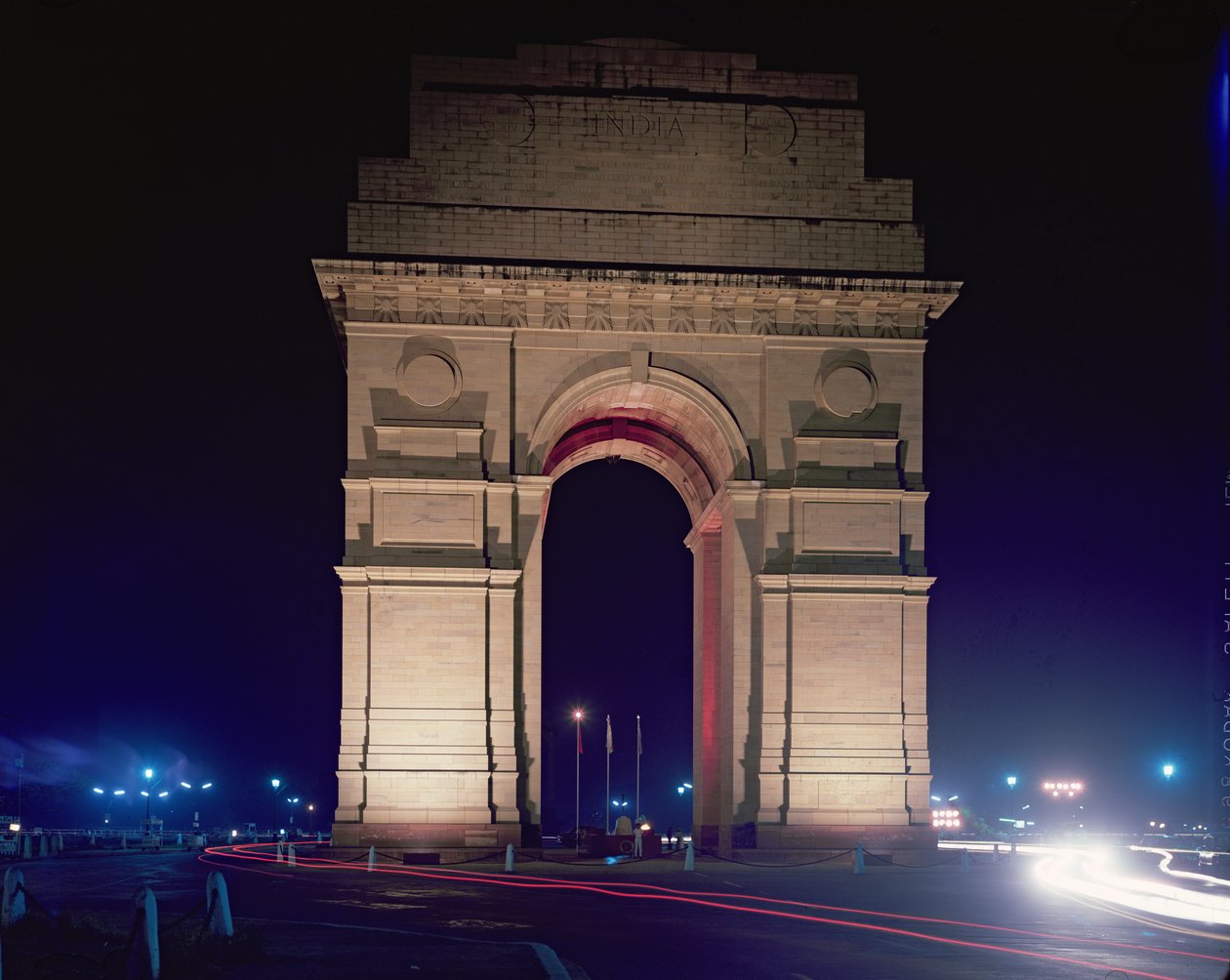 All India War Memorial Arch, New Delhi av Sir Edwin Lutyens (1869-1944) av Unbekannt Unbekannt